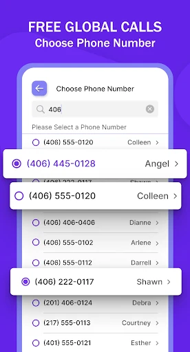 Text, Call & Phone number screenshot