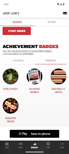 Jimmy John's Sandwiches screenshot