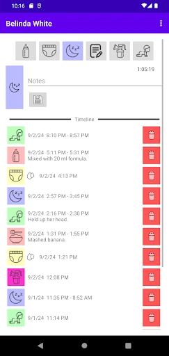Baby Buddy for Android screenshot