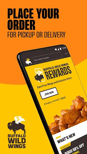 Buffalo Wild Wings Ordering screenshot