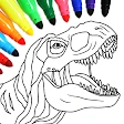 Dino Coloring Game icon
