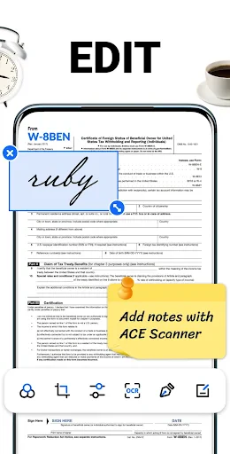 ACE Scanner - PDF Scanner App screenshot