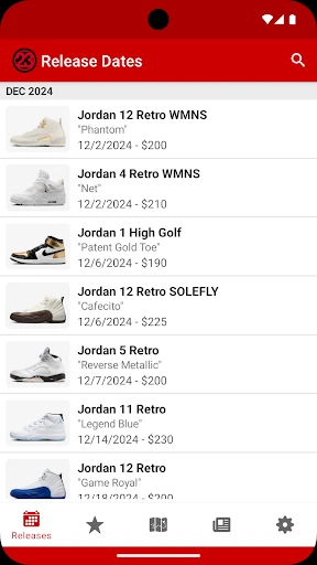 J23 - Jordan Release Dates screenshot