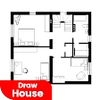 Modern House Design Draw House icon