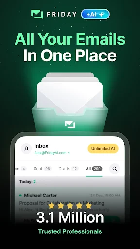 Friday: AI E-mail Assistant screenshot