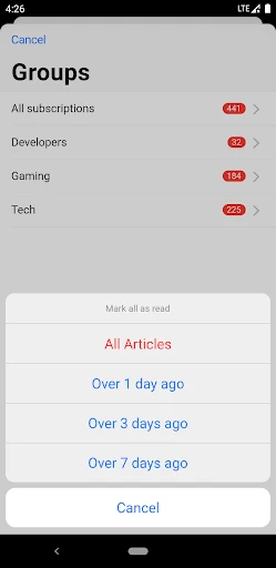 Fluent Reader Lite - RSS Clien screenshot