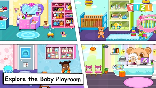 My Tizi Town Daycare Baby Game screenshot