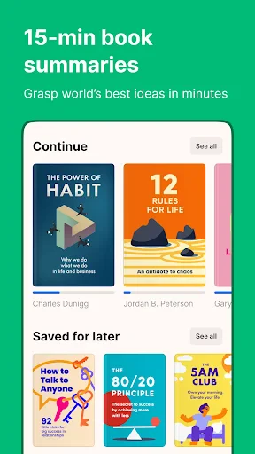 Headway: 15-Min Book Summaries screenshot