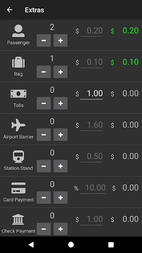 Taximeter screenshot