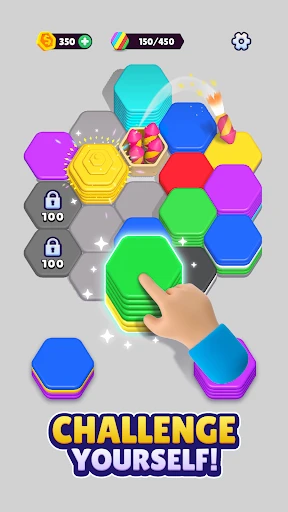 Hexa Sort screenshot