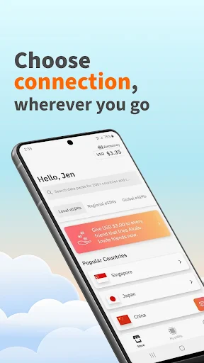 Airalo: eSIM Travel & Internet screenshot