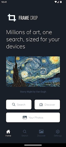 Frame Crop - Samsung Frame TV screenshot
