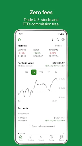Fidelity Investments screenshot