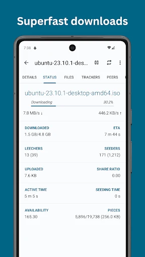 Flud - Torrent Downloader screenshot