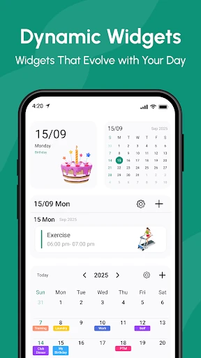 Calendar 2025 screenshot